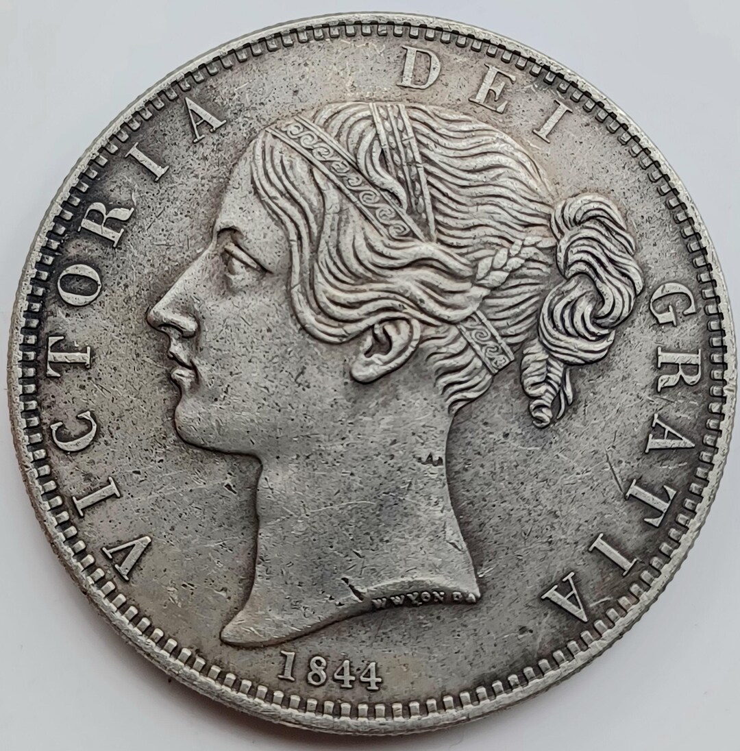 1844年ヴィクトリア女王ヤングヘッドクラウンコインコレクター向け