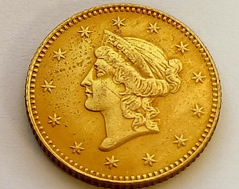 モルガン・ダラー *1878* 1ドル - 金メッキ / アメリカ合衆国コイン