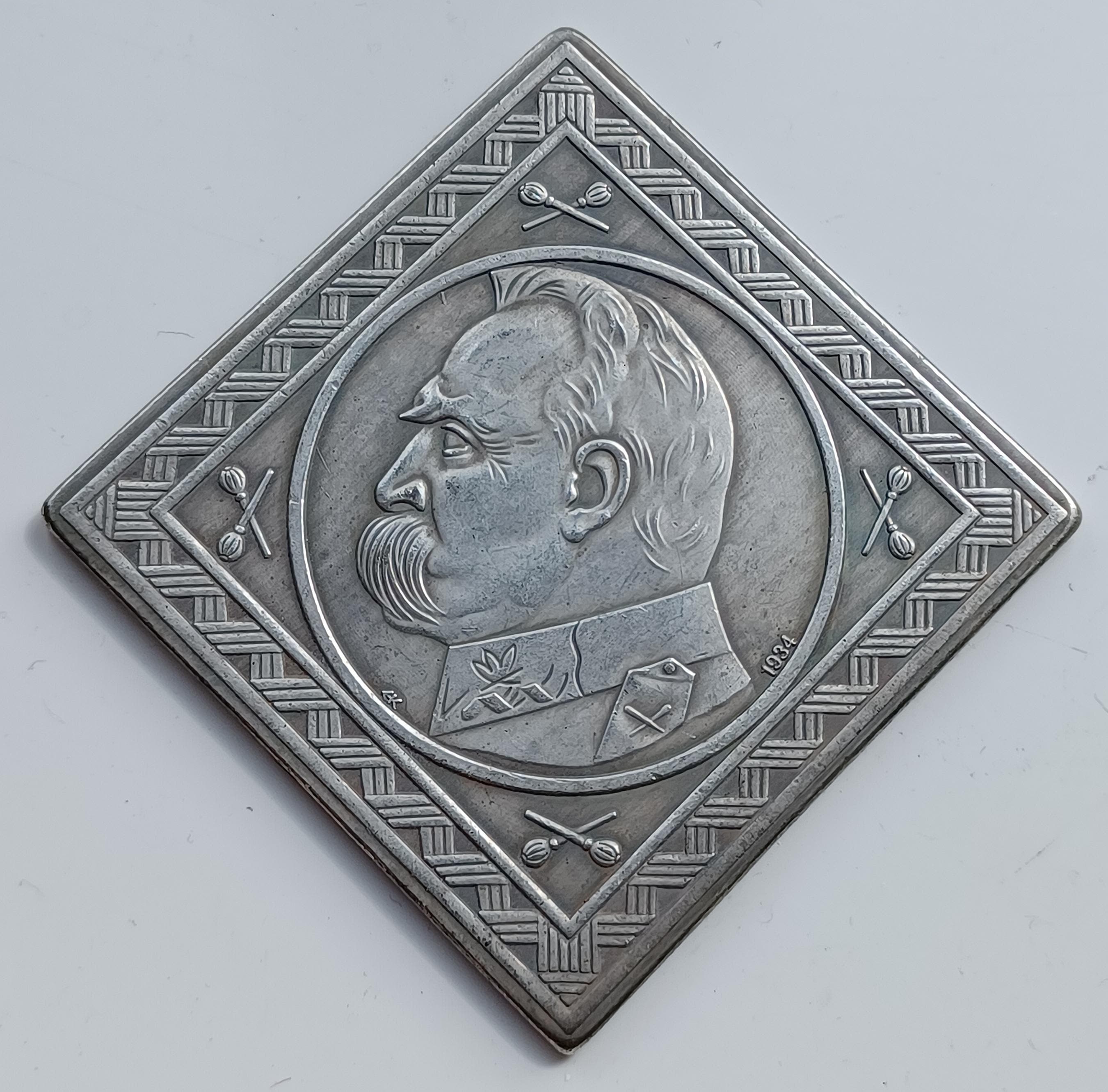 Poland Coin 10 Zlotych *1934* Jozef Pilsudski - Silver Plated