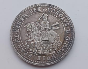 Charles Ist *1644* Oxford Crown, Britische Münzprägung