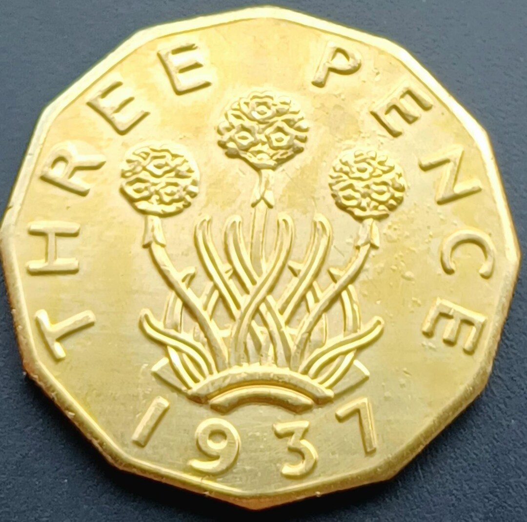 1937年 エドワード8世退位記念真鍮3ペンス硬貨（再鋳造） - Etsy 日本