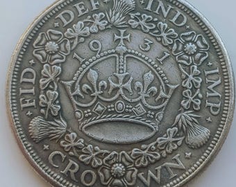 1931 King George V Kranzkrone, versilbert