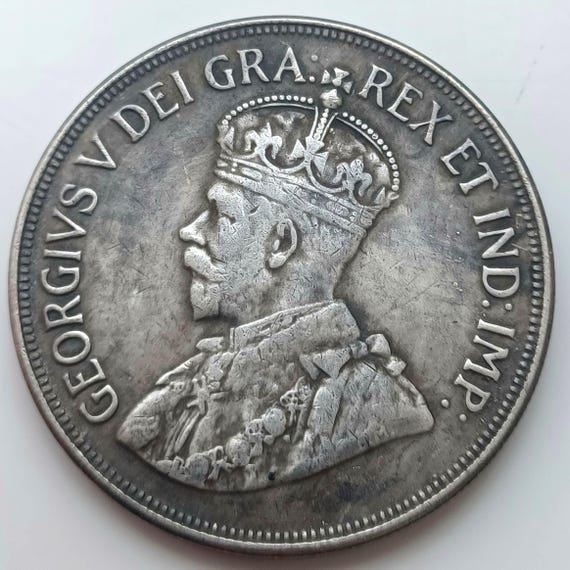 Moneda de Chipre 45 Piastras * 1878 - 1928* Jorge V 50º