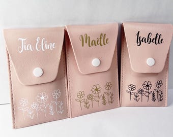 Pochette pinceaux de maquillage (idée cadeau fête, Noël, anniversaire) personnalisée