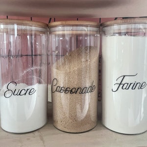 Etiquette personnalisée cuisine / rangement