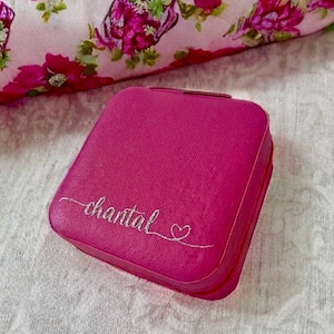 Boîte à bijoux personnalisée avec prénom ou décoration (idée cadeau fête, Noël, anniversaire)