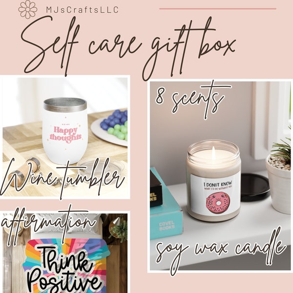 Self Care Gifts For Women, Gifts For Women, Unique Birthday Gifts, Get Well Soon Care Package With Blanket, Relaxing Spa Box, Gift Set