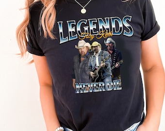 Toby Keith Shirt, Country Music, Country T-Shirt, Memorial Shirt, Unisex T-Shirt, Country Graphic Tee, Bootleg Shirt