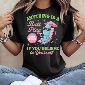 Inappropriate Unisex Shirt, Funny Adult Humor Tee, Raunchy Gag Gift, Dirty Joke T-Shirt for Men And Women