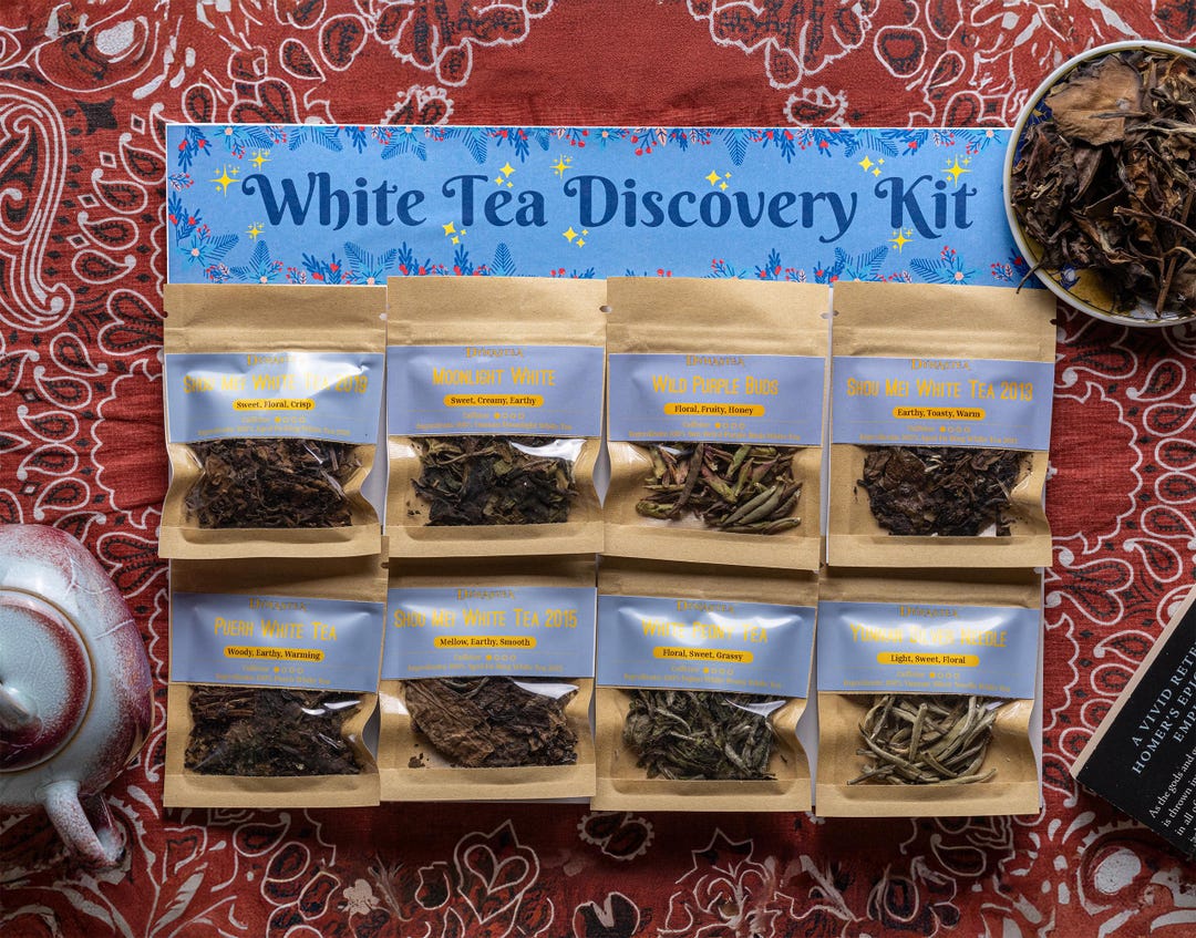 White Tea Discovery Kit | Explore New Tea Flavors | Premium Loose Leaf ...