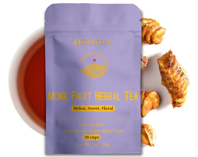 Monk Fruit Herbal Tea: Chinese Single Origin, Caffeine-Free
