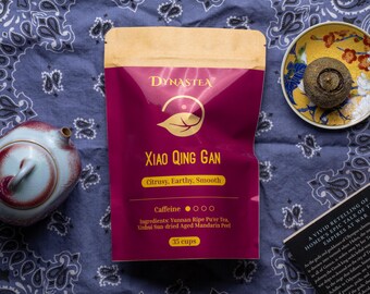 Organic Mandarin Puerh Tea Ball: Chinese Single Origin Loose Leaf