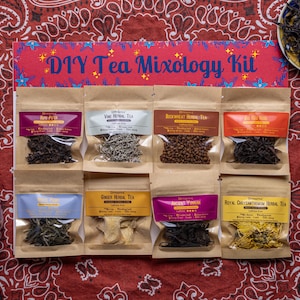 DIY Tea Kit | Make Your Own Tea Blends | Premium Loose Leaf Tea | Chinese Single Origin | Herbal Tea | Tea Project | Best Tea Lover Gift