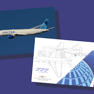 25er Flugzeug Sammelkarten - 2,5 "x 3,5" - Airliner Sammelkarte - KOSTENLOSER VERSAND