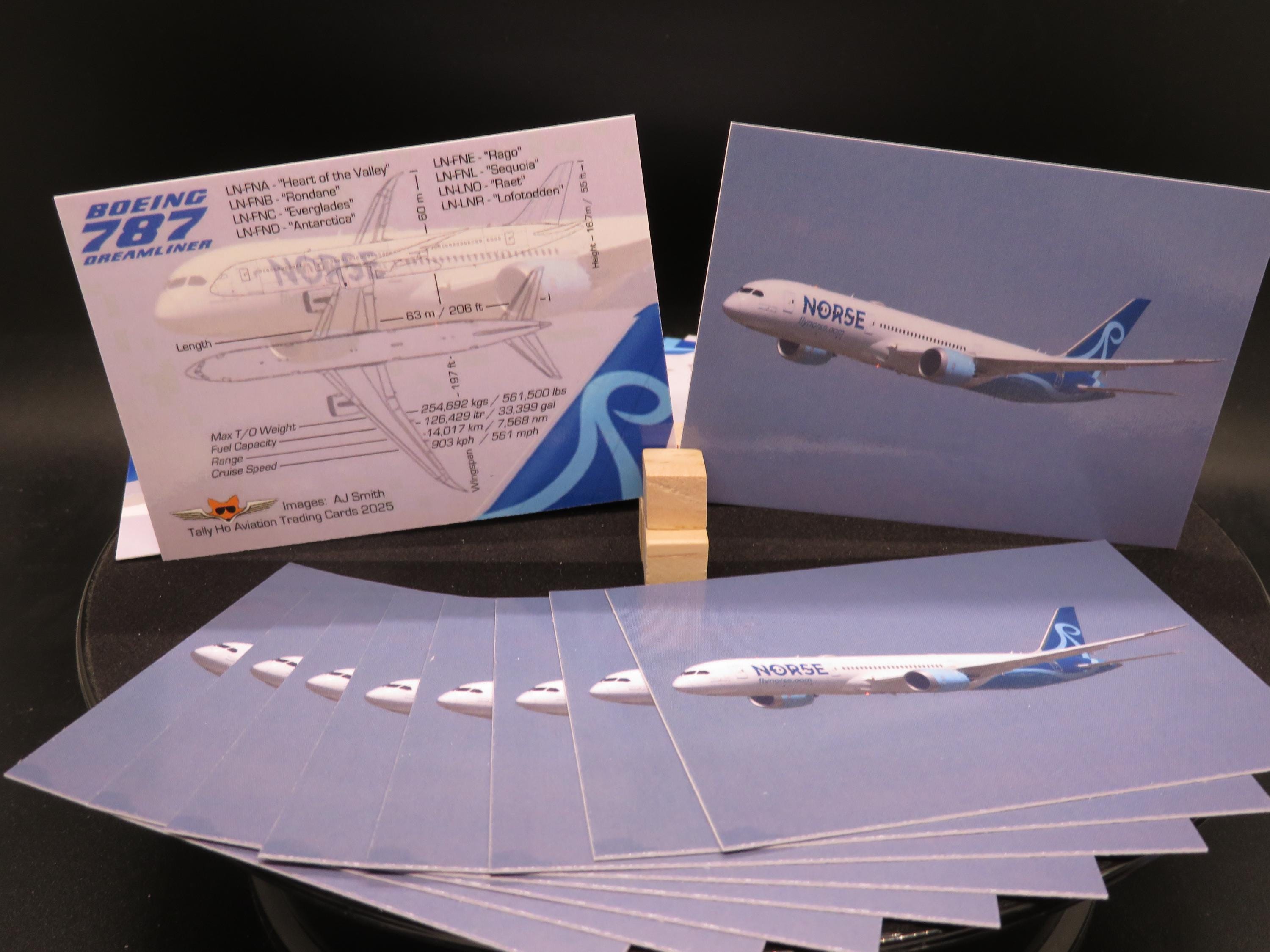 Norse Atlantic Airways Boeing 787-9 - Set of 25 Aviation Trading