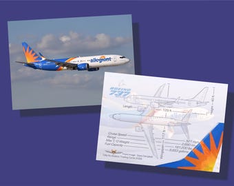 Allegiant Air Boeing 737 MAX 8-200 Set of 25 Airplane Trading
