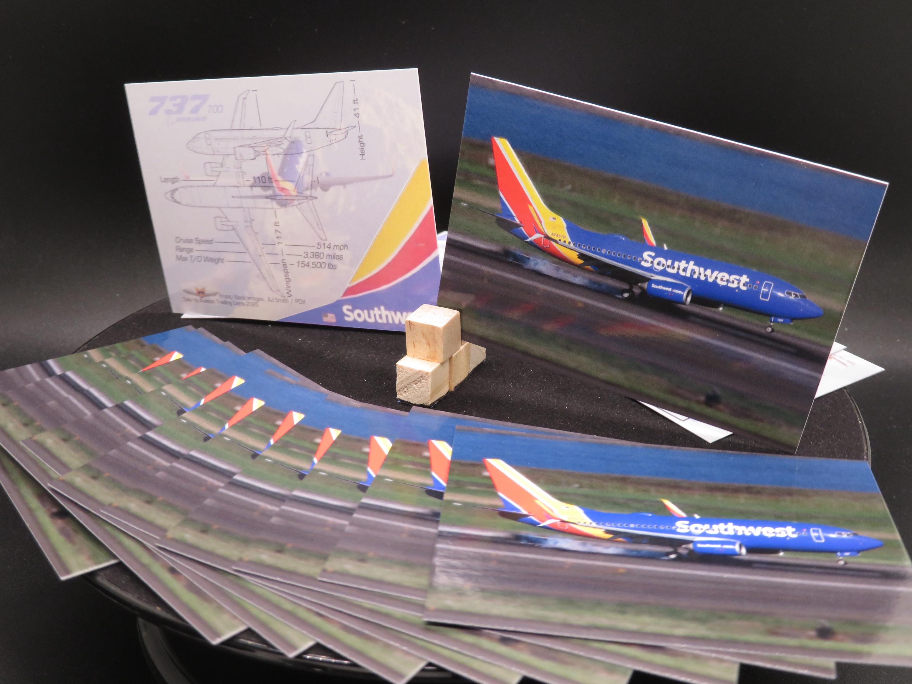 サウスウエスト航空 737-700 飛行機トレーディングカード 25枚セット