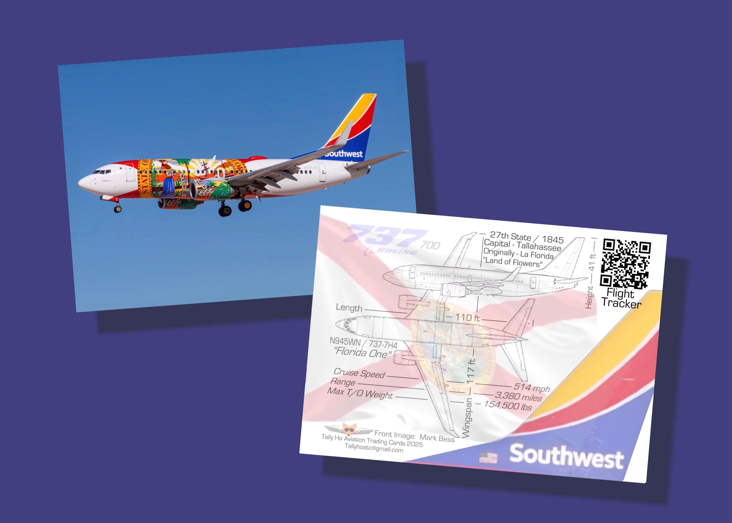 クナクン/ KNKフォトカード ジフン KNK AIRLINE 7点セット レア Southwest Airlines 737-700 Set of 25 Airplane Trading Cards