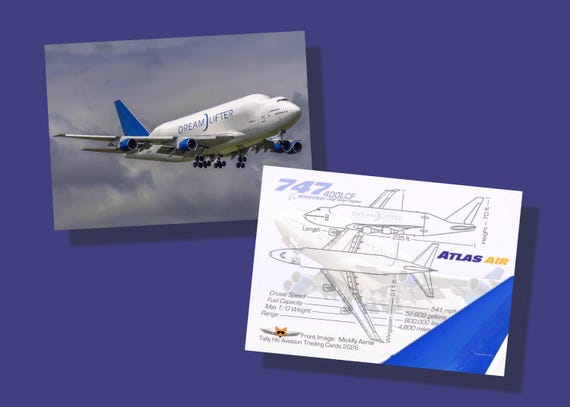 limited edition boeing 747 card  This limited-edition premium Delta SkyMiles metal was created from Delta Ship #6307 and was the first-ever credit card design crafted from a 747. This card offers new customers travel Atlas Air Dreamlifter Boeing 747-400LCF