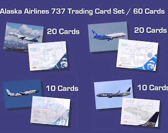 American Airlines Airbus Set of 70 Aviation Trading Cards