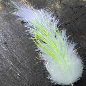 Leggy Boi Changer, Gamechanger, Streamer fly, Articulated Streamer WHITE SERIES