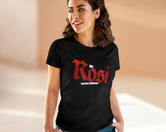 Rosis Fans Women's T-Shirt, Summer Streetwear with a Bavarian Touch and Homage to the Spyder Murphy Gang, Perfect for the Beer Garden