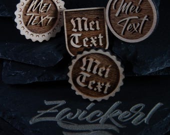 Trachten Anstecker individualisierbar, Hutpin/Anstecker für Trachtenhut, Dirndl und Weste