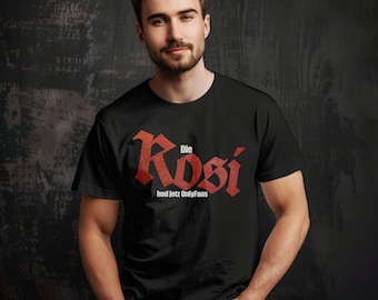 Rosis Fans Männer T-Shirt, Sommer Streetwear mit Bayerischem Touch und Homage an die Spyder Murphygang, Perfekt für den Biergarten