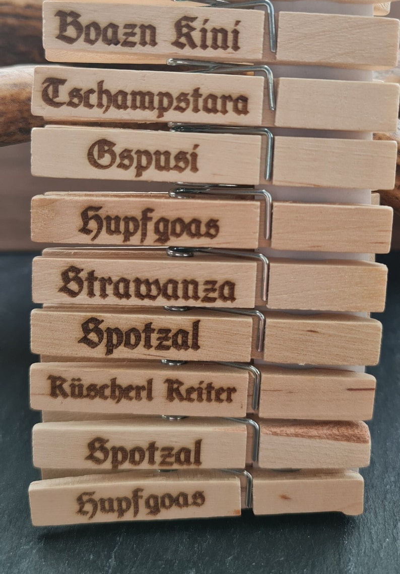 Trachten Glupperl indiviedualisierbar, Oktoberfest Wiesnklammer ideal als Geschenk Bild 3