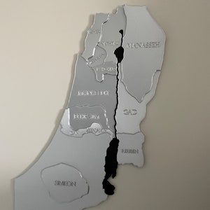 STL-bestand: kaart van Israël: voor 3D-printen