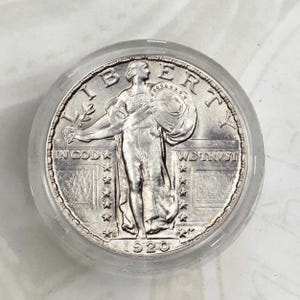 Coins 1920 S standing liberty quarter Coin Commemorative Rare Collection Coins