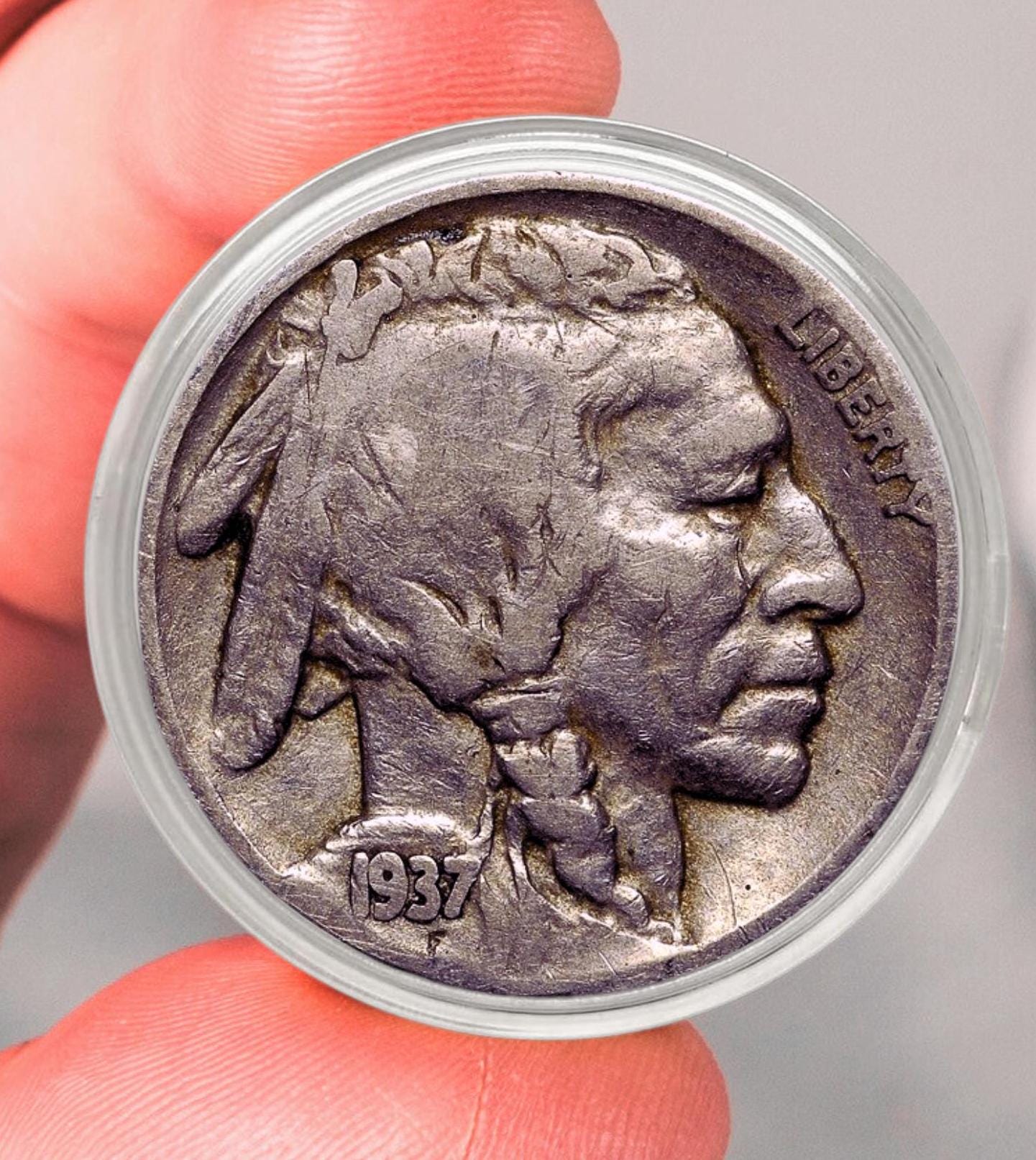 1937 D 3 Legged Buffalo Nickel Coin Commemorative Rare Collectible ...