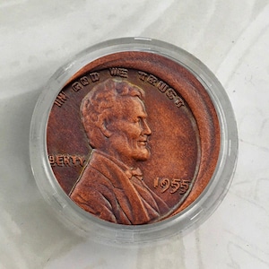 Error 1955|55 doubled die Lincoln Penny Coin Commemorative Rare Collectible Coins