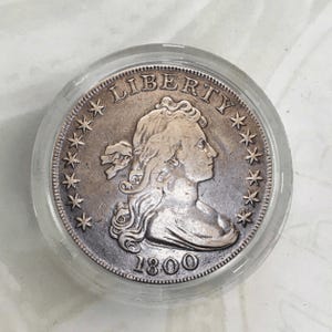 Coins 1800 Draped Bust Dollar Heraldic Eagle Coin Commemorative Rare Collectible Coins