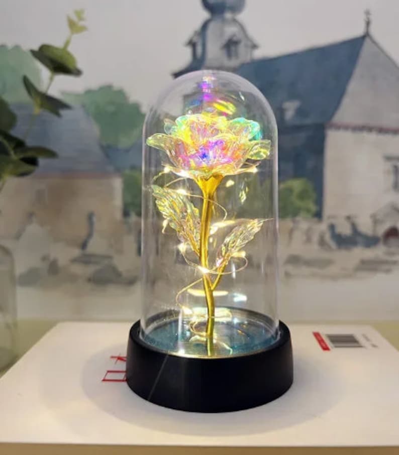 Rose Flower LED Light Romantic Artificial Roses for Valentines Day