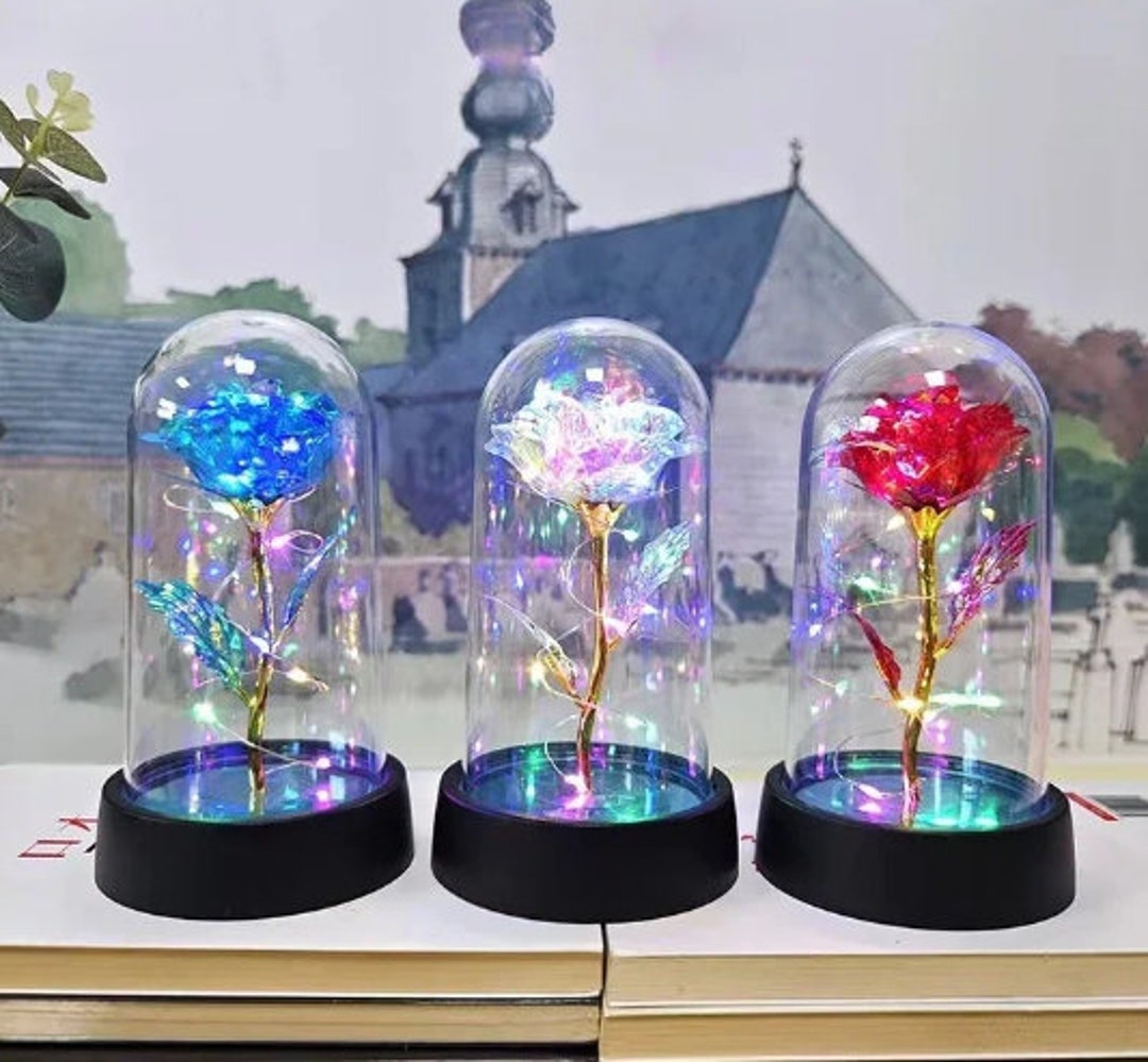 Rose Flower LED Light Romantic Artificial Roses for Valentines Day