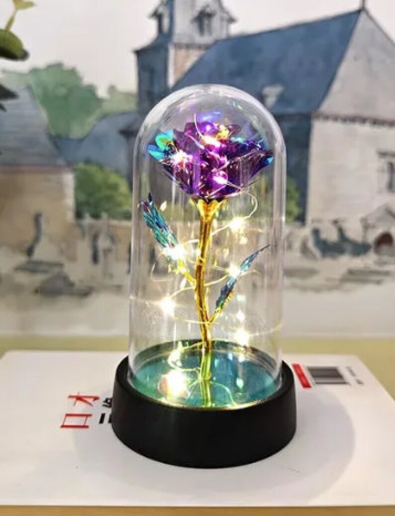 Rose Flower LED Light Romantic Artificial Roses for Valentines Day