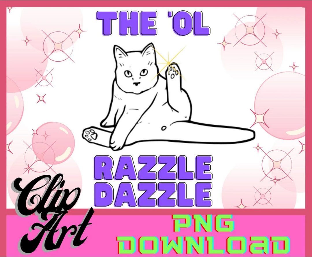 The Ol' Razzle Dazzle Png, Cat Png, Cat Licking Png, Kitty Png, Funny