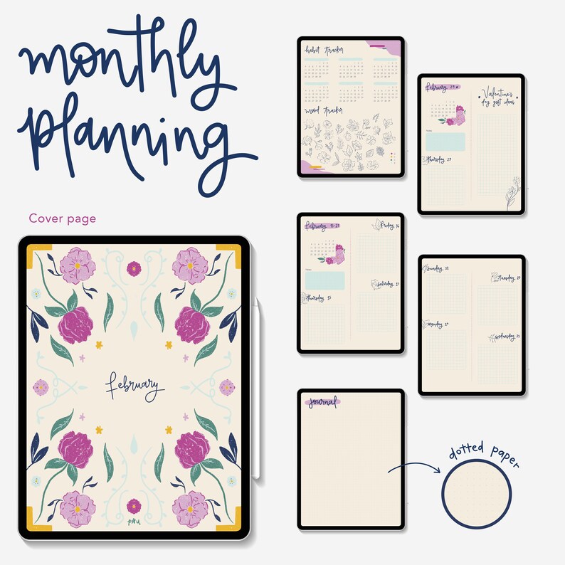 2024 Goodnotes Planner, Monthly & Weekly Digital Planner, Goodnotes