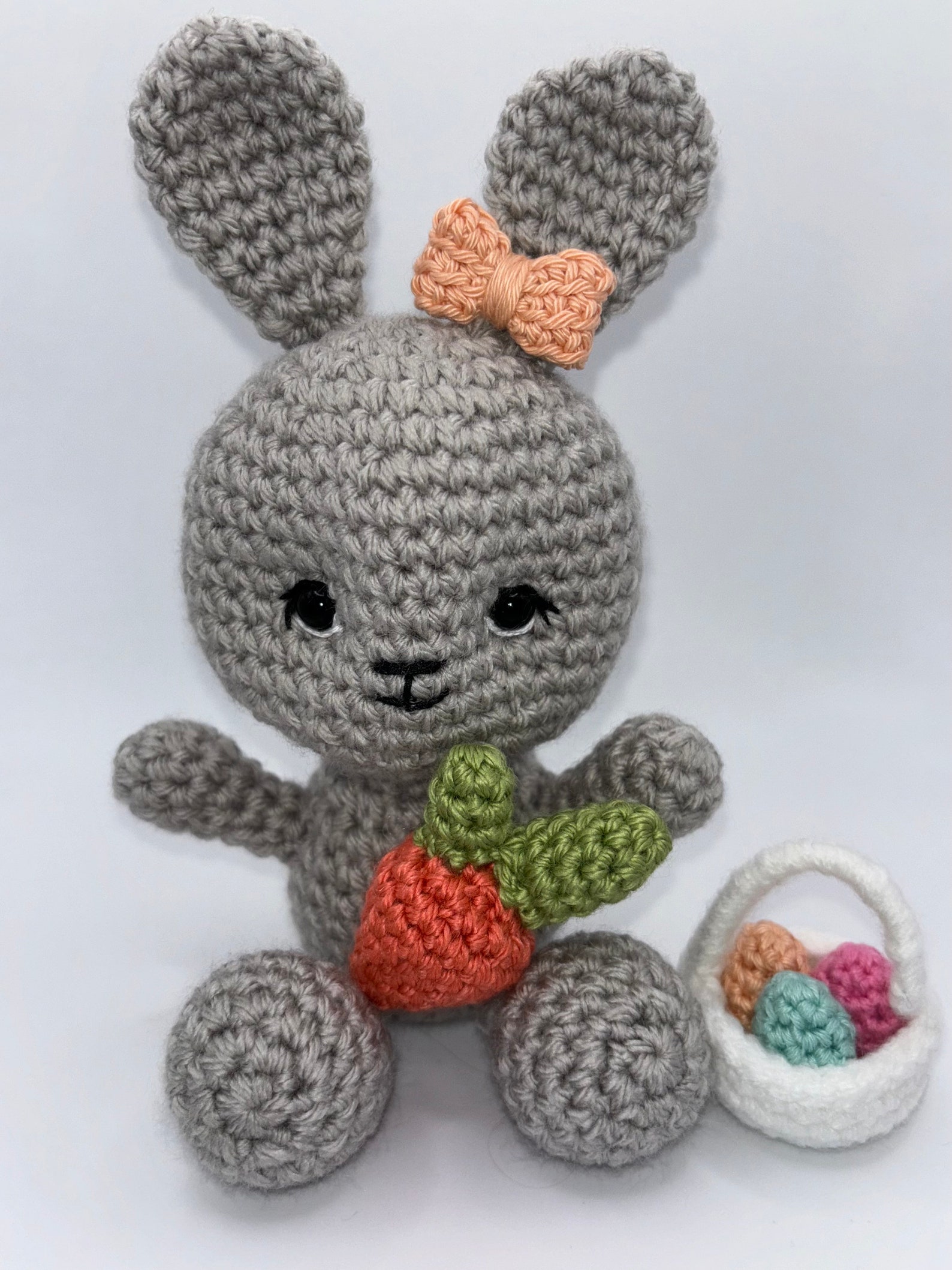 BUN-BUN macy Amigurumi Crochet Stuffed Bunny Rabbit HANDMADE Easter