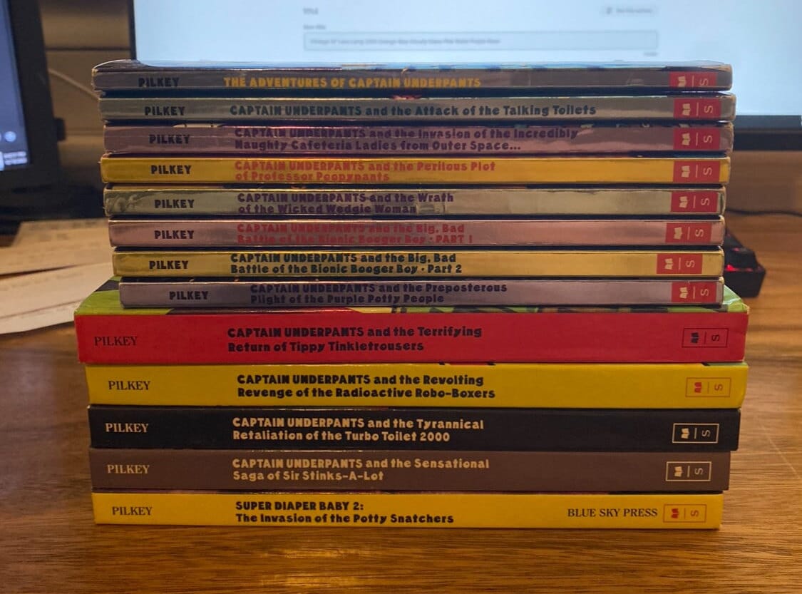 CAPTAIN UNDERPANTS SERIES Books 1-12 Dav Pilkey Soft/hard Cover