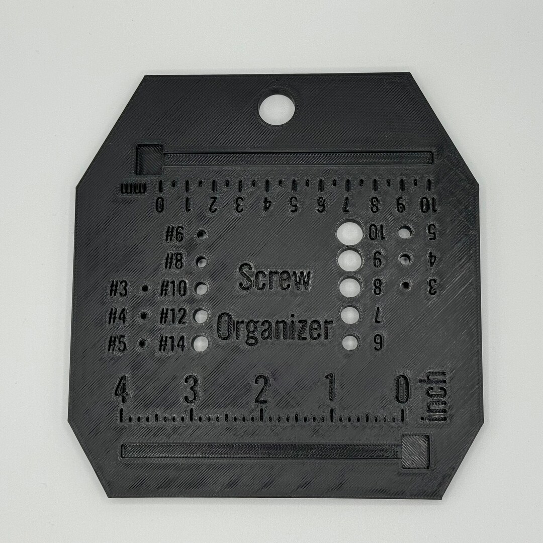 3D Printed Screw Organizer and Sorter ALL IN ONE Metric and Imperial - Etsy