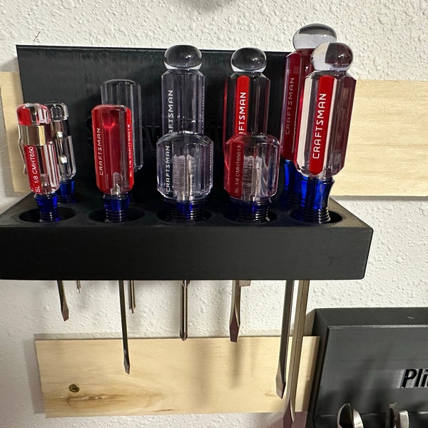 French Cleat Screw Driver Holder – 3D Printed Organization Solution
