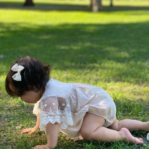 RTS (0/3) Pumpkins & Butterflies Magnolia Romper main image 1