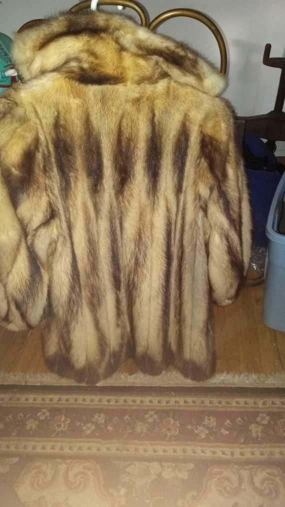 Russian Fitch Fur Coat - image 4