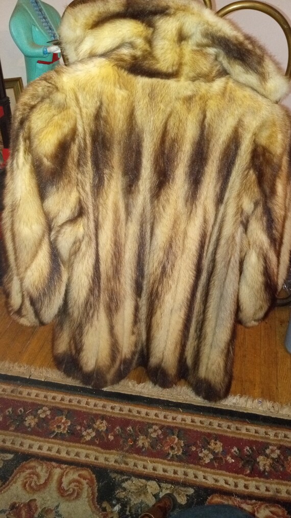 Russian Fitch Fur Coat - image 5