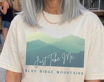 Blue Ridge Mountains Shirt  Blue Ridge Parkway Shirt North Carolina Shirt Virginia Shirt Blue Ridge Mountains Gift Asheville North Carolina