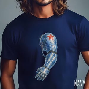 Winter Soldier, Winter Soldier Shirt, Bucky Barnes Shirt, Bucky Barnes, Superhero Tee, Avengers TShirt, Marvel Rivals, Captain America Shirt image 1