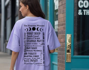 Halloween Shirt Comfort Colors Salem Mass Sweatshirt Salem Witch Trials Witchcore Vintage Witches Shirt  Salem Girls Trip 1692 Fall Tshirt