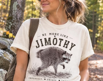 Jimothy Raccoon Shirt, Famous Seattle Raccoon Shirt, Short Spine Raccoon T-Shirt, Trash Panda Shirt, Viral Raccoon Meme Graphic Tee